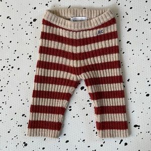 Bobo Choses Striped Knitted Baby Leggings